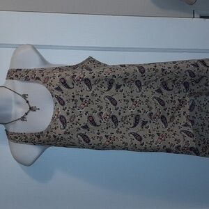 Forever 21 T-back paisley sleeveless top size small.